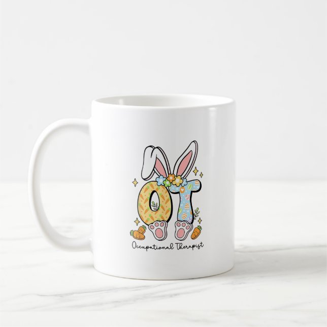 Mug Occupational Therapy Easter Bunny OT OTA Spring Ot (Gauche)