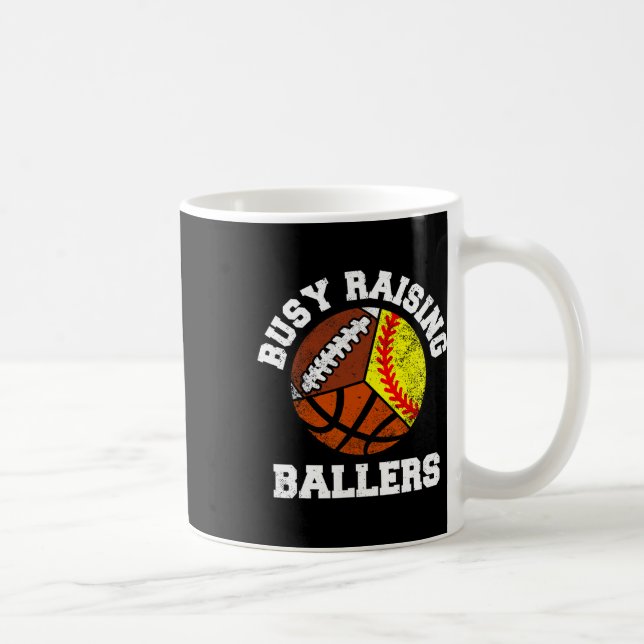 Mug Occupée à élever des enfants Drôles de petits pied (Droite)