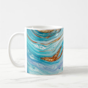 Mug Océan Abstrait - ART. Luxe Naturel. Incorpo de sty