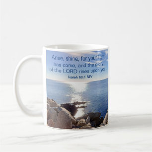 Mug Ocean Bible Verse Lever et Shine Christian