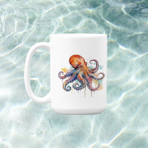 Mug Océan Caprice : Pieuvre Colorée