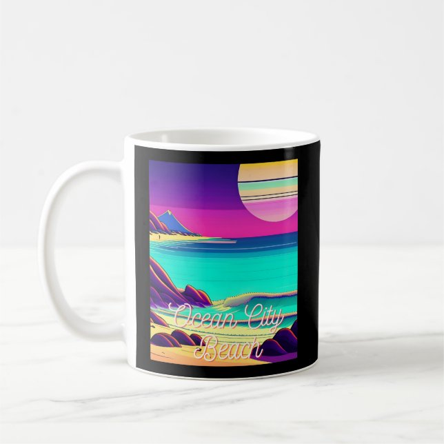 Mug Ocean City Beach Maryland Parasdies (Gauche)