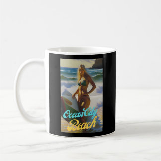 Mug Ocean City Beach Maryland Parasures Belle