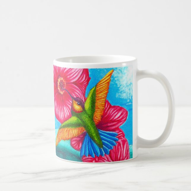 Mug Océan de colibri (Droite)
