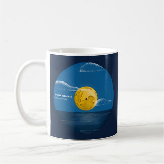 Mug Ocean Grooves Vinyl Ocean Night Art