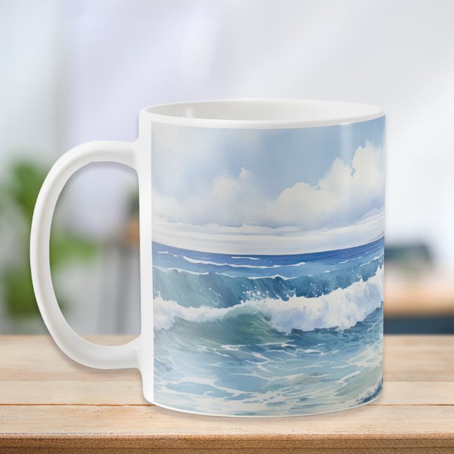 Mug Ocean Waves Beach House (Créateur téléchargé)