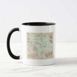 Mug Océanie - Carte Atlas de l'Océanie