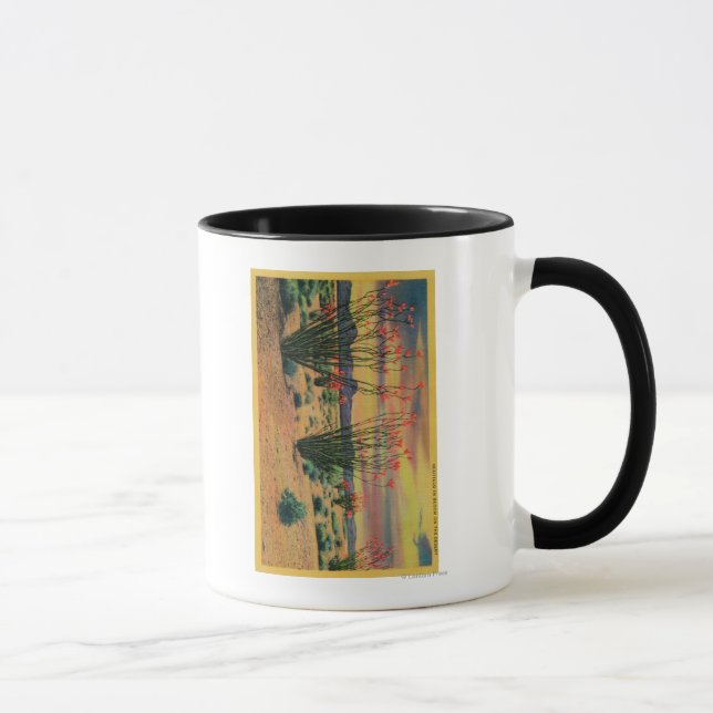Mug Ocotillo Flowers en Fleur, Californie DésertStat (Droite)