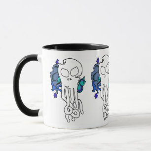 Mug Octo Crâne bleu