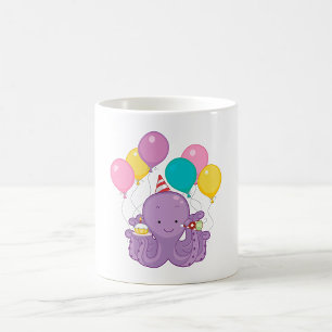 Mug Octopus d'anniversaire