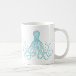 Mug Octopus de la mer Vintage marine marine