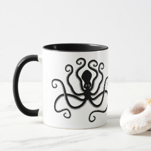 Mug Octopus de la poterie minoenne avec texte amusant