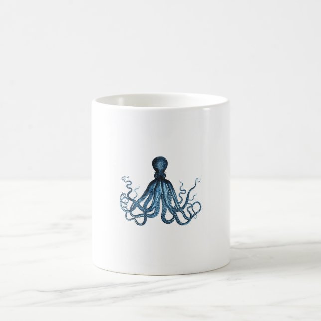 Mug Octopus kraken nautique plage de mer (Centre)