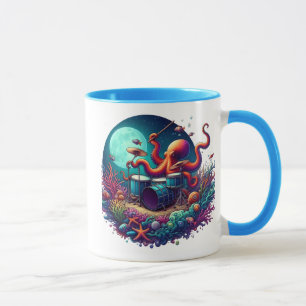 Mug Octopus mélodique : Drumming in the Depths