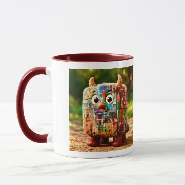 Mug Odd Friends - Patchwork Cube Monster Poster (Gauche)