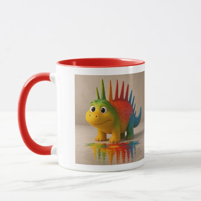 Mug Odd Friends - Poster Rainbow Dino (Gauche)