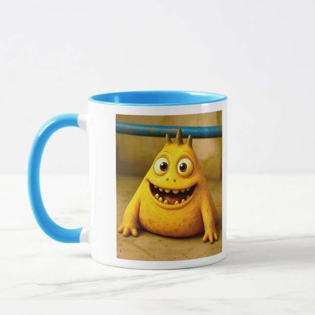 Mug OddFriends - Happy Yellow Monster Poster (Gauche)