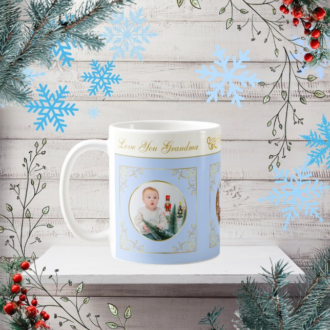 Mug Ode to The Nutcracker Ballet Blue 2 Photo Tile (Créateur téléchargé)