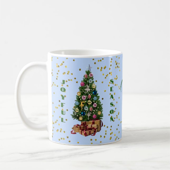 Mug Ode to The Nutcracker Ballet Blue Tree (Gauche)