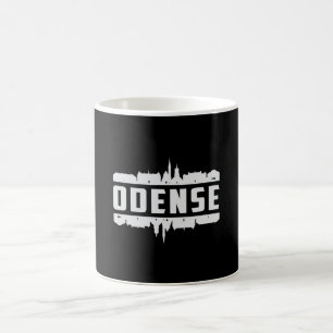 Mug Odense Danemark City Skyline Cityscape Funny Cadea