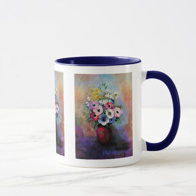 Mug Odilon Redon Anémones - Symbolisme de l'art fin (Droite)