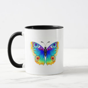 Mug Oeil de paon arc-en-ciel