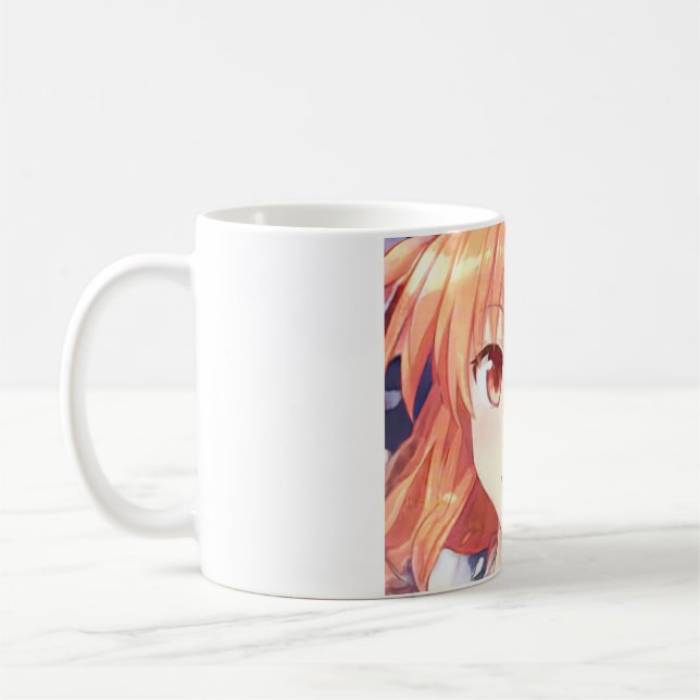 Mug Oeil de prune de fille aux cheveux gingembre Anime (Gauche)