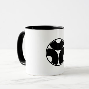 Mug Oeil de serpent tsé dans une tresse de café en for