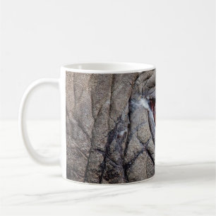 Mug Oeil d'éléphant animal proche