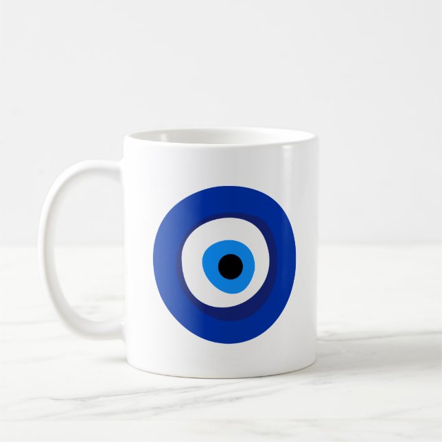 Mug oeil diabolique ancien symbole antiquité talisman  (Gauche)