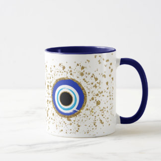 Mug oeil malfaisant entouré d'or