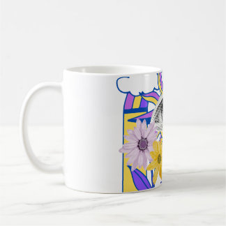 Mug Œil Mystique Arc-en-Ciel Floral Coloré Boho