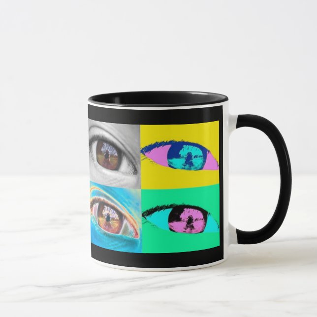 Mug oeil photos et pop'art style (Droite)