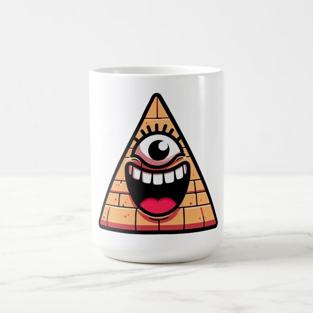 Mug Oeil Pyramide en terre cuite (Centre)