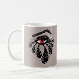 Mug Oeil rouge Larmes noires gothique