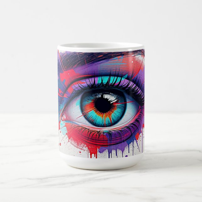 Mug Œil surréaliste vif (Centre)