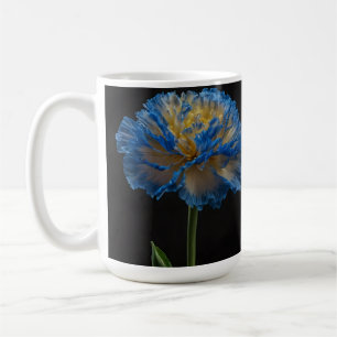 Mug Œillet Bleu Et Jaune, 