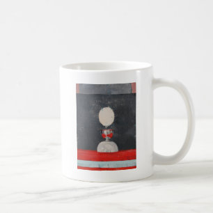 Mug Oeuf au-dessus du rouge et du noir