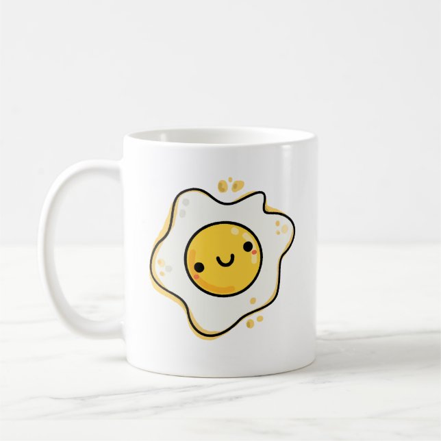 Mug Oeuf cuit Kawaii (Gauche)