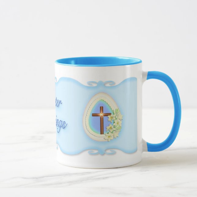 Mug Oeuf de fenêtre et croix (Droite)
