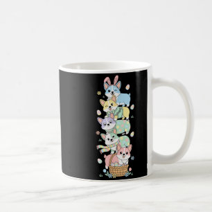 Mug Œuf de Pâques drôle de Corgi Enfants Hommes Femmes