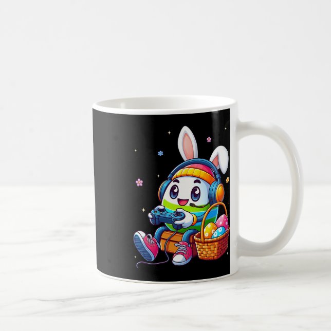 Mug Oeuf De Pâques Jouer Jeu Vidéo Pour Garçons De Jeu (Droite)