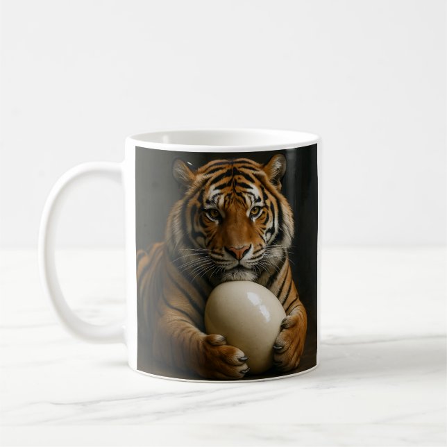 Mug Oeuf de retenue de tigre (Gauche)