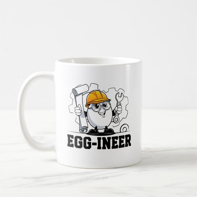 Mug OEuf : Faites cuire votre génie avec chaque gorgée (Gauche)