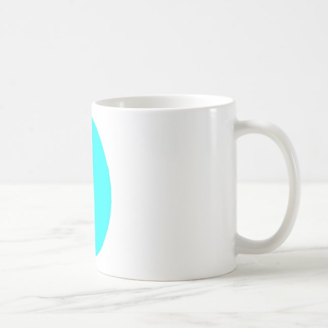 Mug Oeuf Solid Cyan Le MUSÉE Zazzle Cadeaux (Droite)