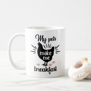 Mug Œufs de la Ferme de la Vie Rurale Poule de Paysan