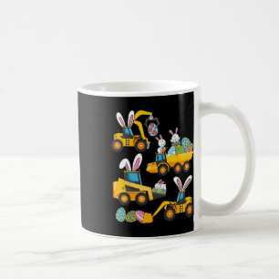 Mug OEufs de lapin Construction Excavateur de Pâques G