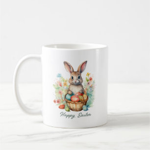 Mug OEufs de lapin vintage pâques colorés