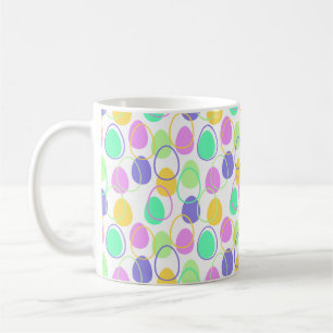 Mug Oeufs de Pâques et contours