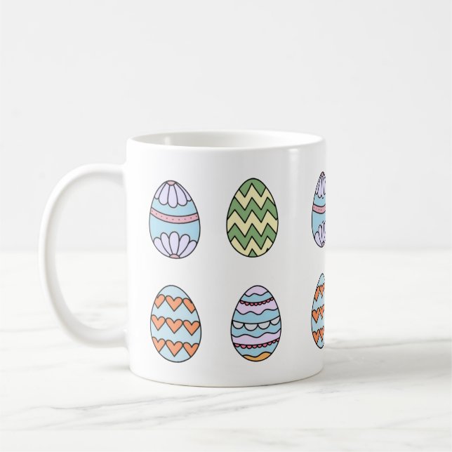 Mug oeufs de Pâques mignons style 2 (Gauche)